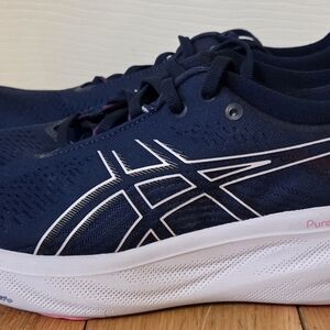 Asics Navy Running Shoes